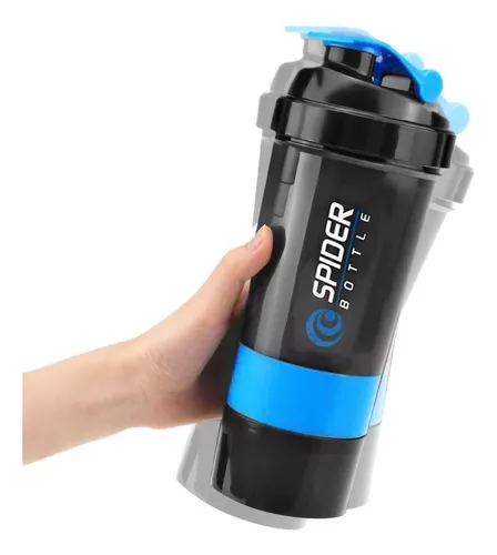 Vaso Proteina Botella Azul Shaker Para Batido Botella Gym 3 En 1 Botella  Agua Shaker Vaso Shaker Proteinas Mezclador Botella Deportiva Para Batidos  Vaso Shaker Qatarshop Proteinas