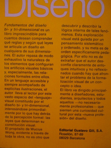 Imagen 10 de 10 de Wucius Wong - Fundamentos Del Diseño Bi- Y Tri-dimensional