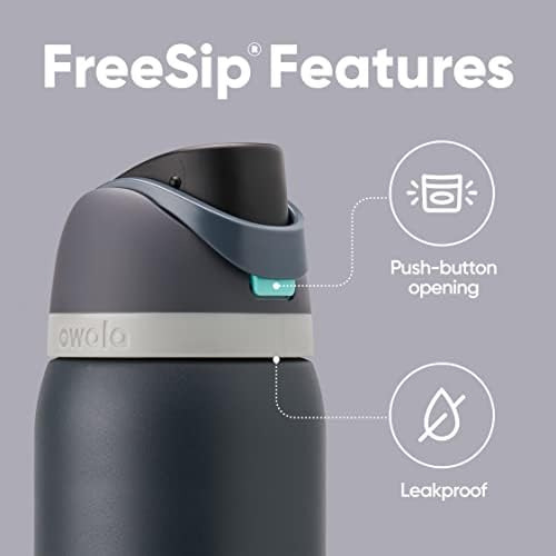 Owala Freesip Botella De Agua Aislada De Acero Inoxidable Co