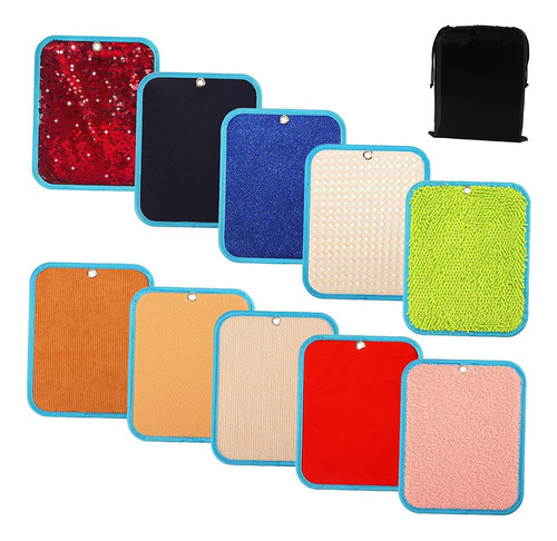 10 Piezas Mats Sensoriales Almohadillas Sensoriales Con