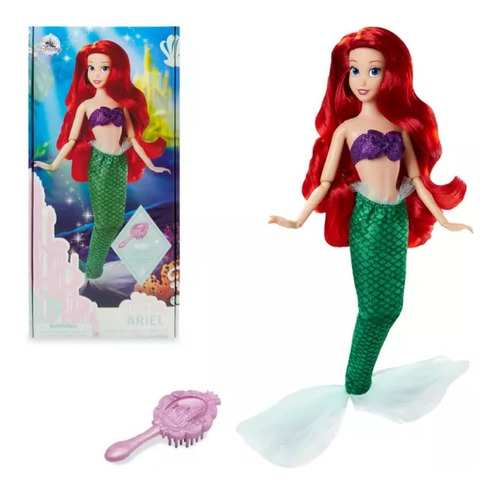 Muñeca Ariel Princesa Juguete Niña Disney Original