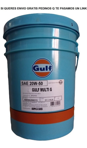 Aceite Gulf Multi G 20w50 X20 L