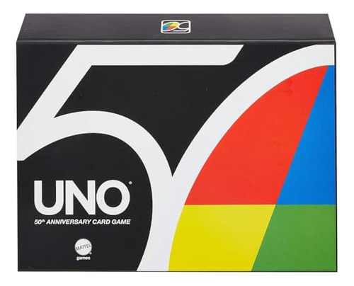 Mattel Games Uno Premium 50th Anniversary Edition Juego De C