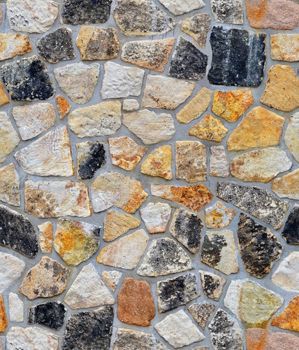 Papel Tapiz Piedras Rocas Ladrillos Adhesivo Pared Rustico