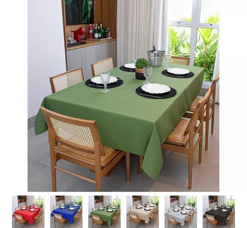 Toalha de Mesa Xadrez Preto e Branco 10 Lugares - Mesa Chiq - Toalhas de  Mesa Sob Medida Impermeáveis