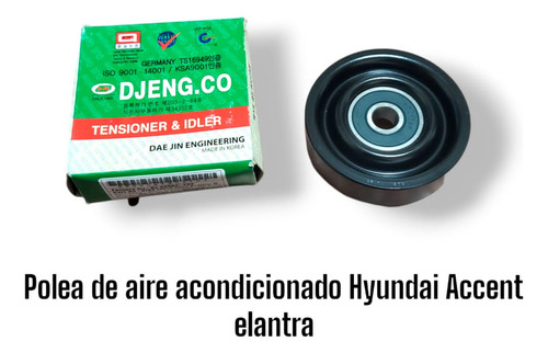 Polea De Aire Acondicionado Hyundai Accent/ Elantra 