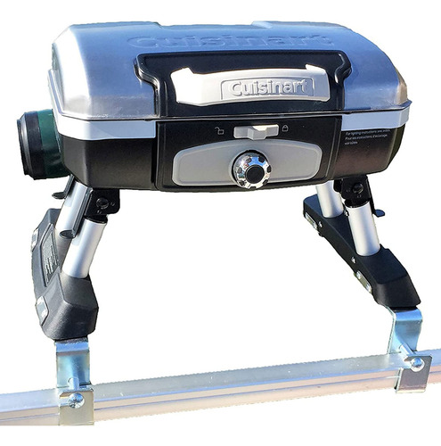 Parrilla Para Lancha Pontón Con Soporte De Arnall Incluido.