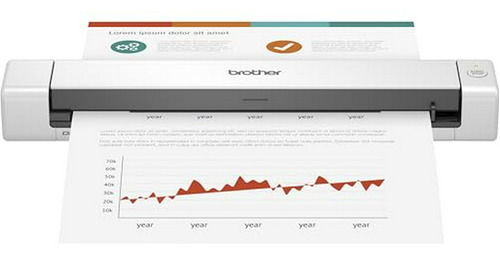 Escáner De Documentos Portátil Compacto Brother Ds-640, (mod