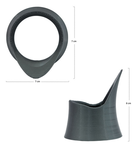 Para Alexa Echo Dot 3g Tipo Pedestal Impremli Color Gris oscuro