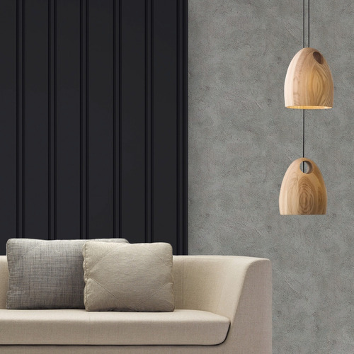 Papel Parede Painel Ripa Madeira Black Sala Quarto - 3m -r90