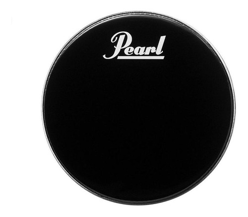 Pearl Pth-20pl Parche 20  Para Bombo Negro Con Logo