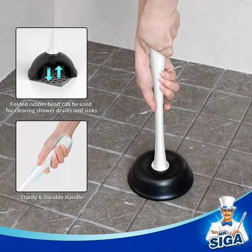 K Combo De Émbolo Inodoro Y Cepillo Para Polvo Para Limpieza
