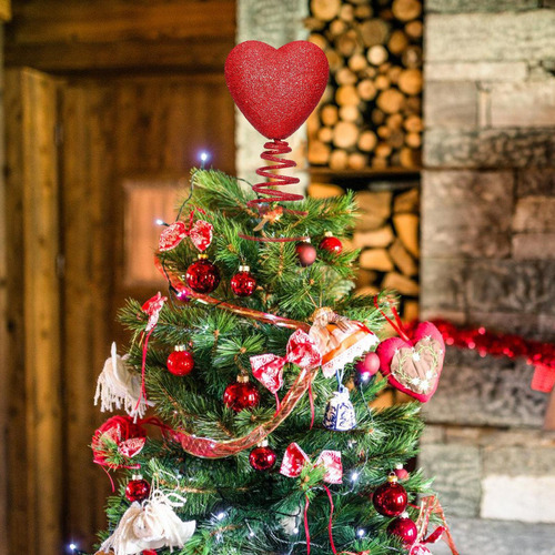 Adorno Para Árbol Con De Corazón Para El Día De San Valentín