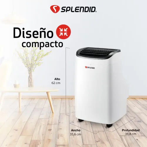 Aire Acondicionado Portatil 9000 Btu Frio Calor Wif Splendid