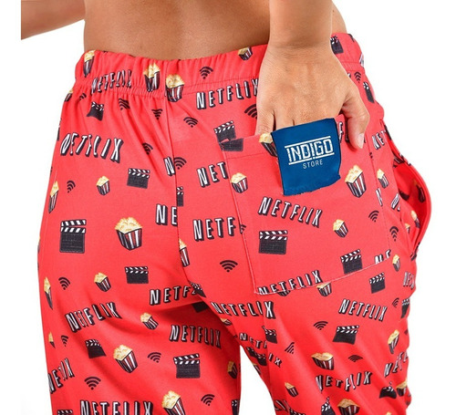 Solo Pantalón Pijama Netflix Unisex, Hombre, Mujer