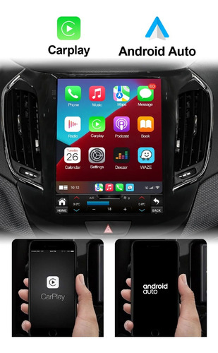 Multimídia Android Tesla Chevrolet Cruze Lt 2017/22 Carplay