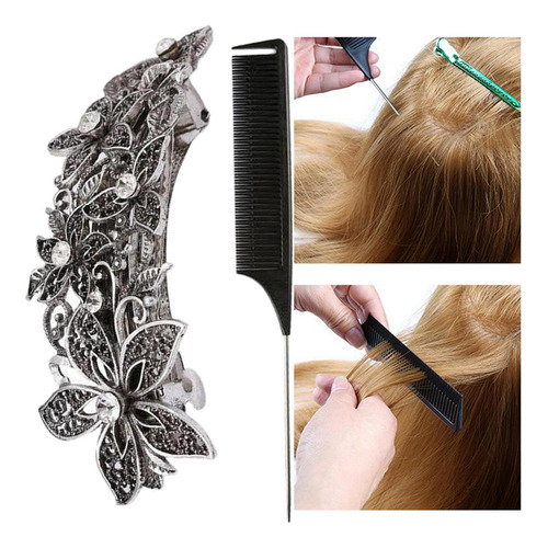 Peine De Pelo Cepillo De Peine Portátil Fino Para Cepillo