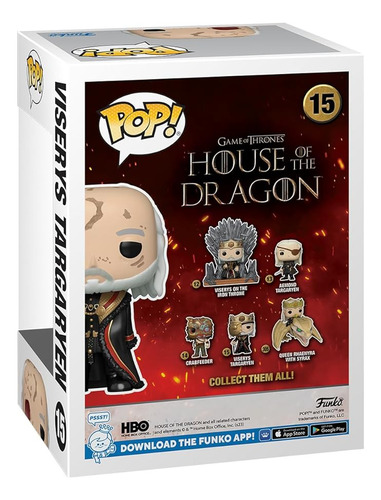 Funko Pop House Of The Dragon - Viserys Targaryen Masked #15