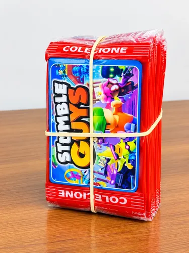 Kit 200 Cards Stumble Guys 50 Pacotinhos Jogo De Aventura