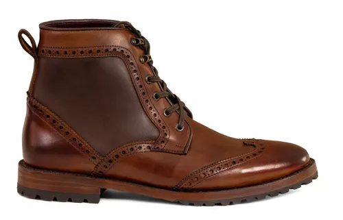 Bota Bostoniana Hombre St. Vaughan Piel Goodyear Welt Cuotas sin