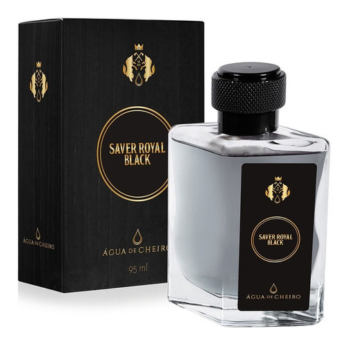 Deo Colônia Água De Cheiro Saver Royal Black