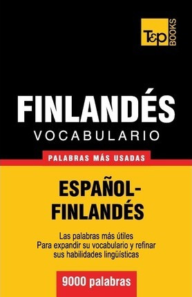 Vocabulario Espa Ol-finland S - 9000 Palabras M S Usadas ...