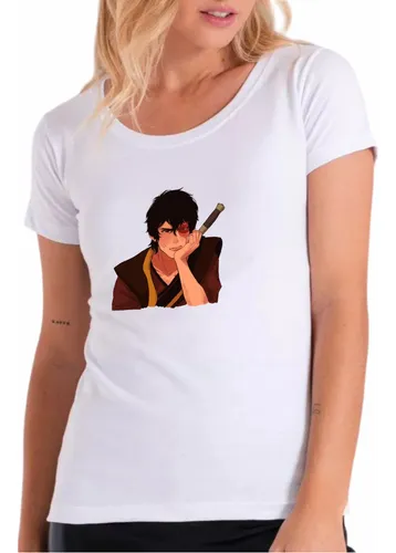 Remera Dama Equipo Avatar Maestro Aire Zuko Honor Aang