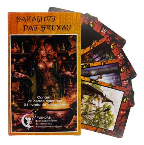 Baralho Tarot Oráculo Deck Jogo De Cartas Grande - Selecione