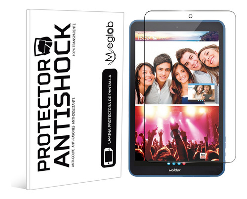 Protector De Pantalla Antishock Para Wolder Mitab Live