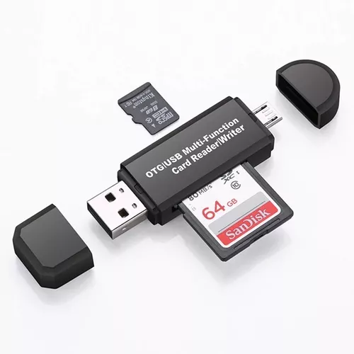 Destierro niebla tóxica lámpara Lector De Tarjetas Sd / Micro Sd Y Adaptador Usb -micro Usb | Cuotas sin  interés