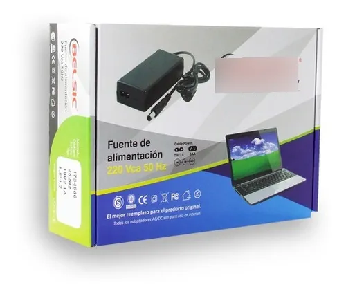 Cargador Hp Notebook 18.5 Vcc 3.5a Tip 7.4*5.0