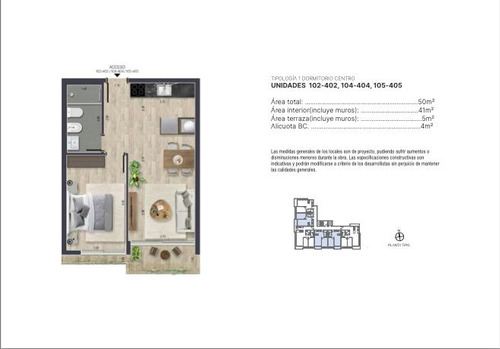 Venta Apartamento Edificio Maipu, 1 Dormitorio, 1 Baño, 50 M2. Piriapolis, Uruguay