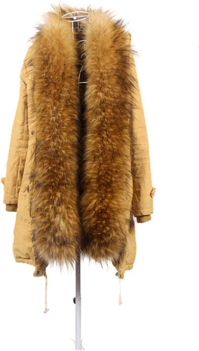 Tngan Faux Fox Fur Collar Bufanda Calentador De Cuello Mujer