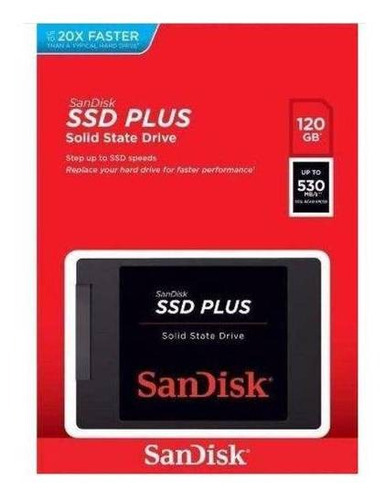 SSD Sandisk Plus G26 HD de 120 GB