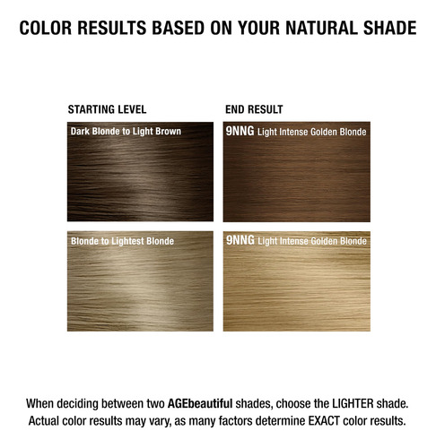 Color De Cabello Age Beautiful Liqui Creme 9nng Rubio Dorado