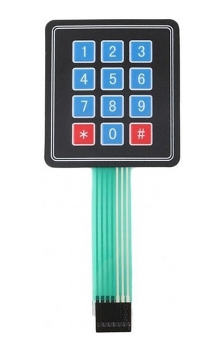 Teclado Matriz 3x4 Membrana Matricial Arduino