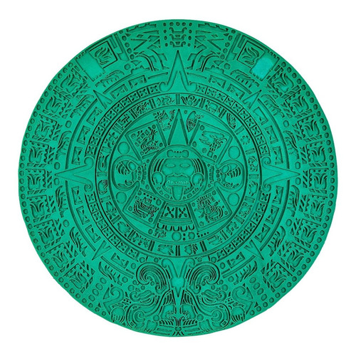 Molde Para Concreto Estampado Flexible Calendario Azteca 