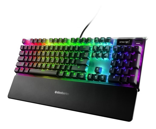 Teclado Mecánico Steelseries Apex Pro Rgb Corsair K100 Color del teclado Negro