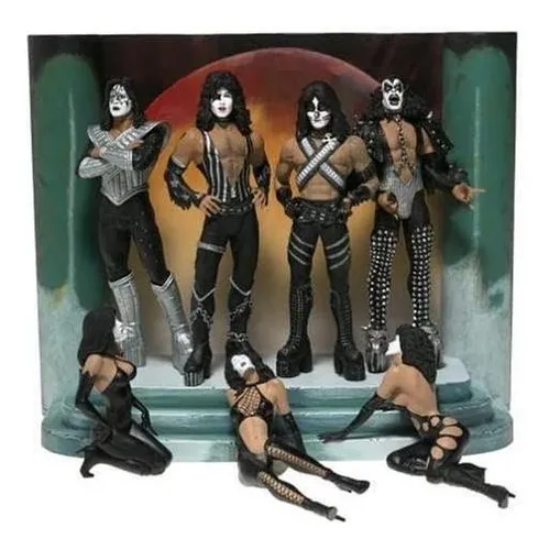Kiss Love Gun Deluxe Boxed Banda + Garotas Mcfarlane Kiss Love Gun Deluxe Boxed Banda + Garotas Mcfarlane