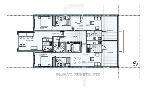Imagen 11 de 13 de Penthouse De 1 Dormitorio Con Garaje - Vivienda U Oficina.
