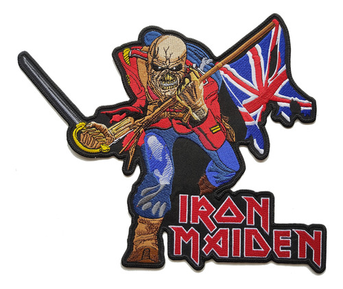 Parche Bordado Eddie The Head Mascota Iron Maiden Britanica