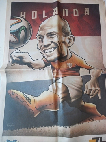 Zero Hora Guia Da Copa Do Mundo 2014 Com Posters Raridade