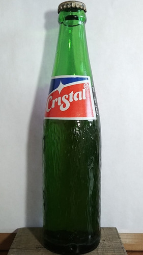 Botella De Refresco Cristal Vintage Retro De Colección