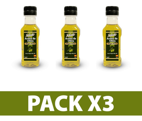 Pack X 3 Und Aceite Oliva Selecto 10 - - mL a $249