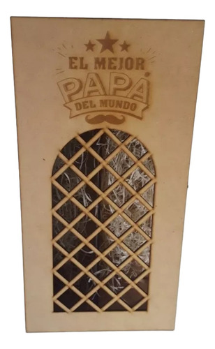 Caja De Vino Con Copa- Fibrofacil Personalizada Grabada
