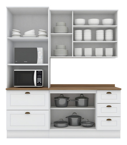 Cocina compacta Emily de 3 piezas con torre caliente