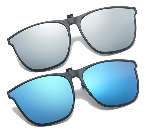 Polarized Clip On Sunglasses Over Prescription Glasses