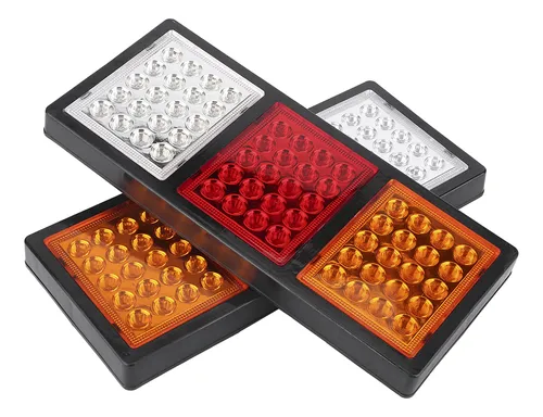 Par De Luces Traseras Para Camión, 60 Led, Brillantes, Ip67