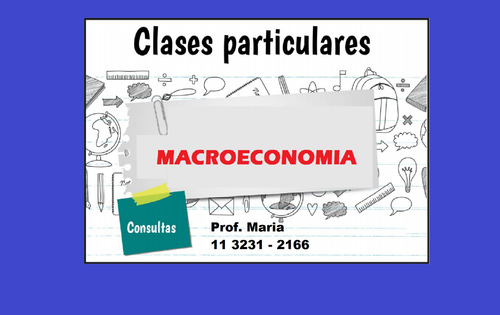 Imagen 2 de 9 de Clases Particulares Economía, Macro, Contabilidad,liq. Suel