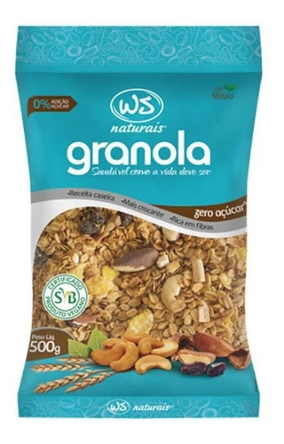 Granola Ws Zero Açucar